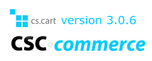 CSC-Commerce updated to CS-Cart version 3.0.6